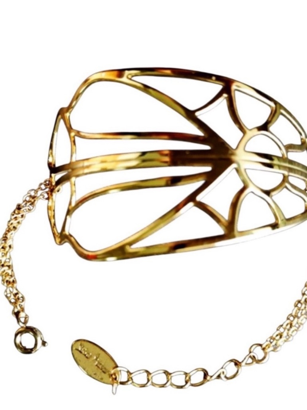 Gold Dragonfly Cuff Bracelet - NWOT